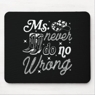 Ms Never Do No Wrong, Western Cow Girl, Country Mu Mouse Mat