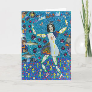 Ms. Purity Greeting Card