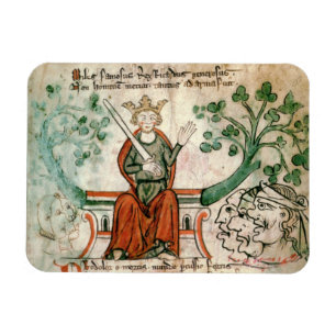 Ms Royal 20 A11 Richard I (1157-99) (The Lion-Hea Magnet