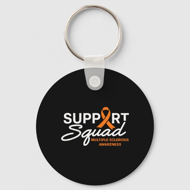 MS Suprt Squad National Multiple Sclerosis Key Ring (Front)