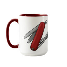 M's Swiss Style Multitool Knife Mug for Dads