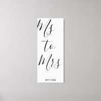 Ms to Mrs bridal shower Poster
