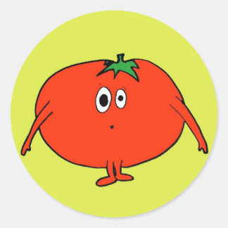 Ms. Tomato Classic Round Sticker