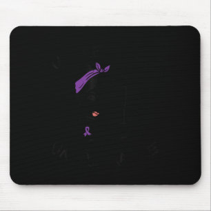 Ms Unbreakable Ribbon Lupus Awareness Women Motiva Mouse Mat