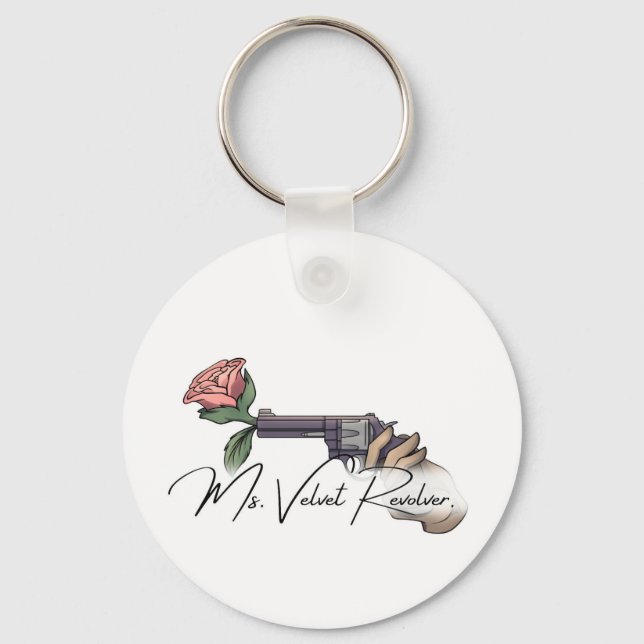 Ms. Velvet Revolver Brand Logo 2025 Key Ring (Front)