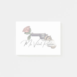 Ms. Velvet Revolver Brand Logo 2025 Post-it Notes