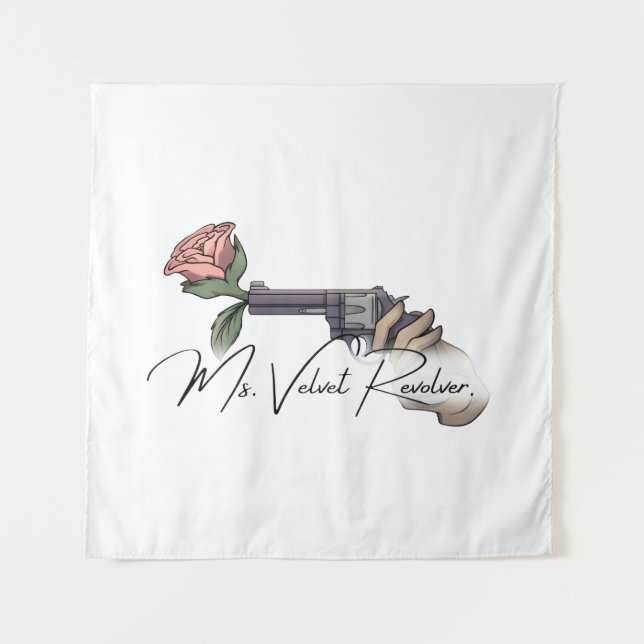 Ms. Velvet Revolver Brand Logo 2025 Tapestry (Front)