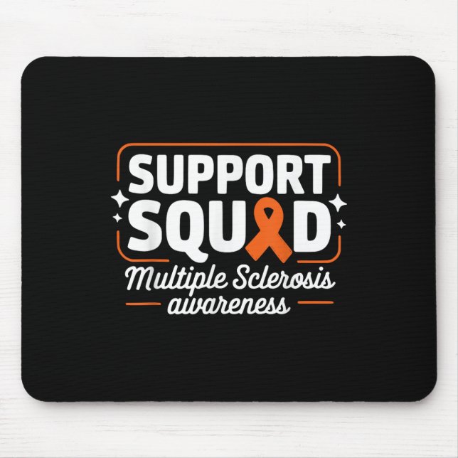 Ms Warrior Ms Support Squad Multiple Sclerosis Awa Mouse Mat (Front)
