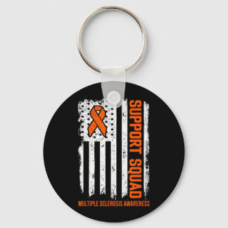MS Warrior MS Support Squad Multiple Sclerosis Key Ring
