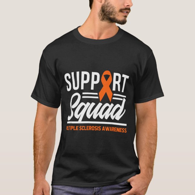 Ms Warrior Ms Support Team Multiple Sclerosis T-Shirt (Front)
