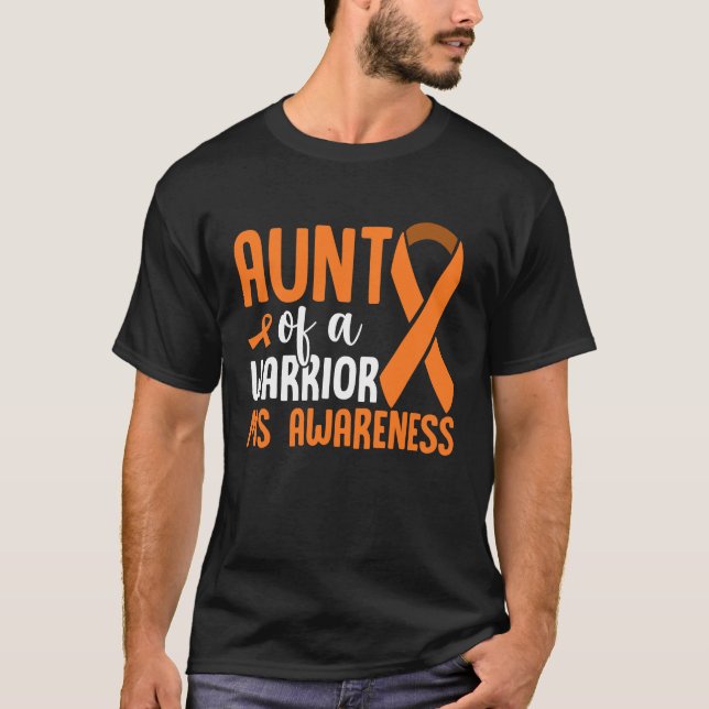 MS Warrior Multiple Sclerosis Awareness Grandma Of T-Shirt (Front)