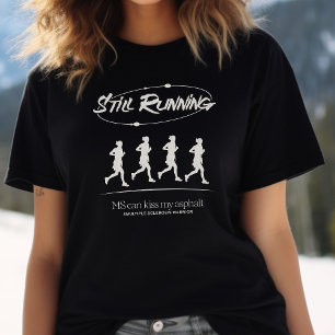 MS warrior, multiple sclerosis fighter runner gift Tri-Blend Shirt