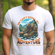  MS warrior tee, hiking T-shirt, climber shirt