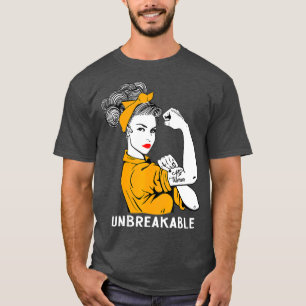 MS Warrior Unbreakable Multiple Sclerosis T-Shirt