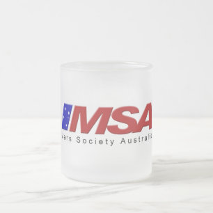MSA Frosted Glass Mug