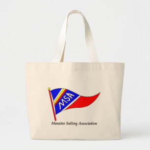 MSA logo text Large Tote Bag