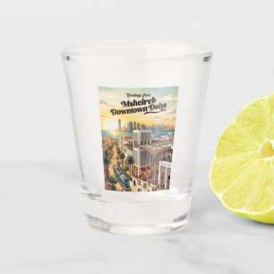 Msheireb Downtown Doha Qatar Shot Glass