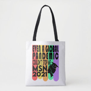 MSN Masters Science Nursing Nurse Graduation Gift  Tote Bag