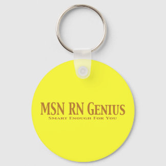 MSN RN Genius Gifts Key Ring