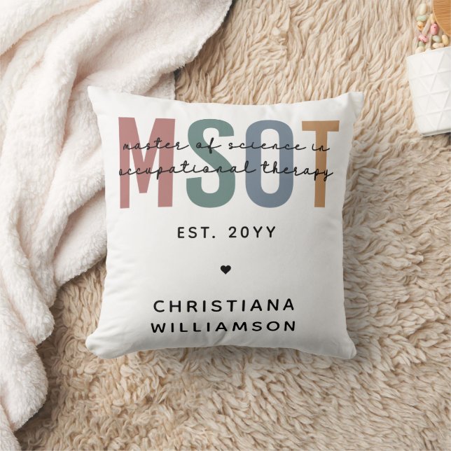 MSOT Master of Science in Occupational Therapy Cushion (Blanket)