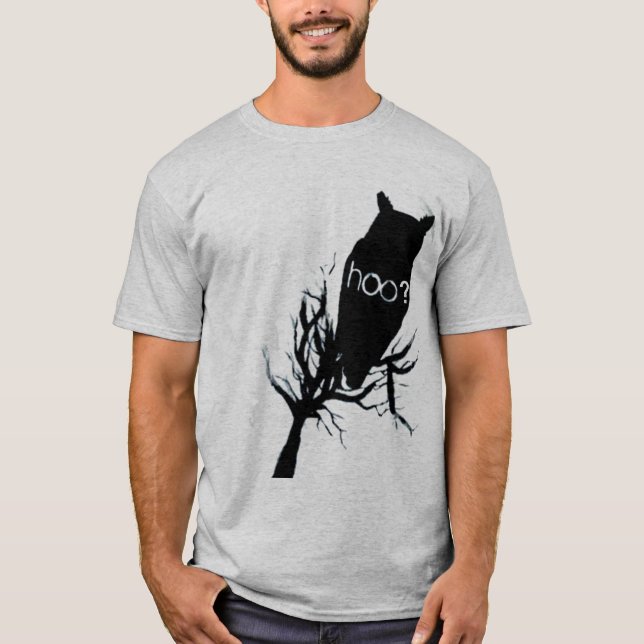 Msterious owl silhouette T-Shirt (Front)