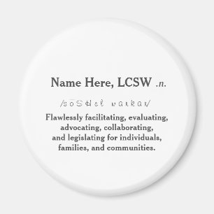 MSW/LCSW/LCPC Magnets