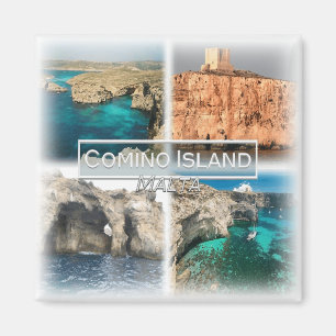 MT0014 Europe, Malta, Comino, fridge Magnet