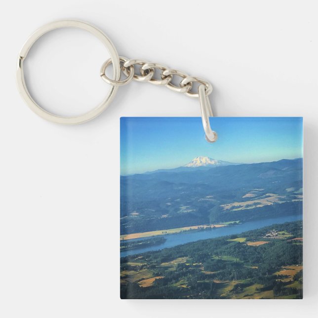 Mt. Adams, Washington Key Ring (Front)