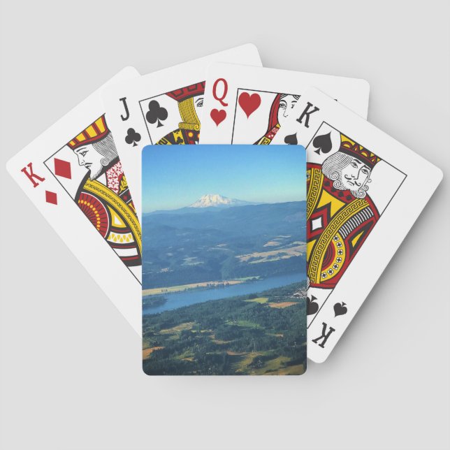 Mt. Adams, Washington Playing Cards (Back)