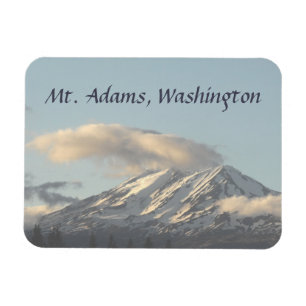 Mt. Adams, Washington with Cloud Photo Magnet
