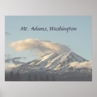 Mt. Adams Washington with Cloud Photo
