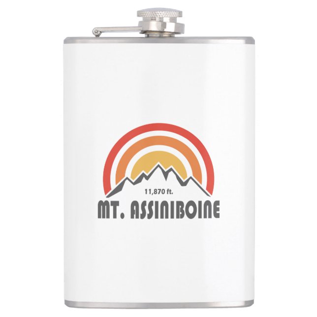 Mt. Assiniboine Hip Flask (Front)
