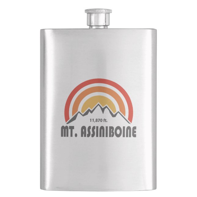 Mt. Assiniboine Hip Flask (Front)