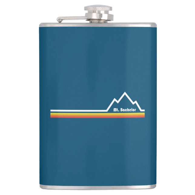Mt. Bachelor Hip Flask (Front)