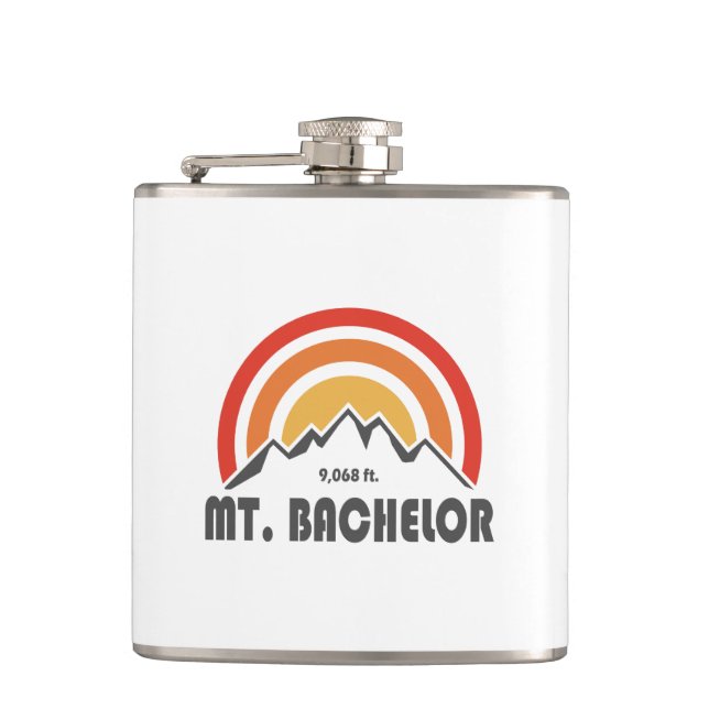 Mt. Bachelor Hip Flask (Front)