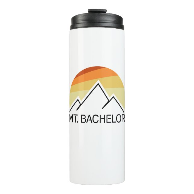 Mt. Bachelor Oregon Retro Thermal Tumbler (Front)