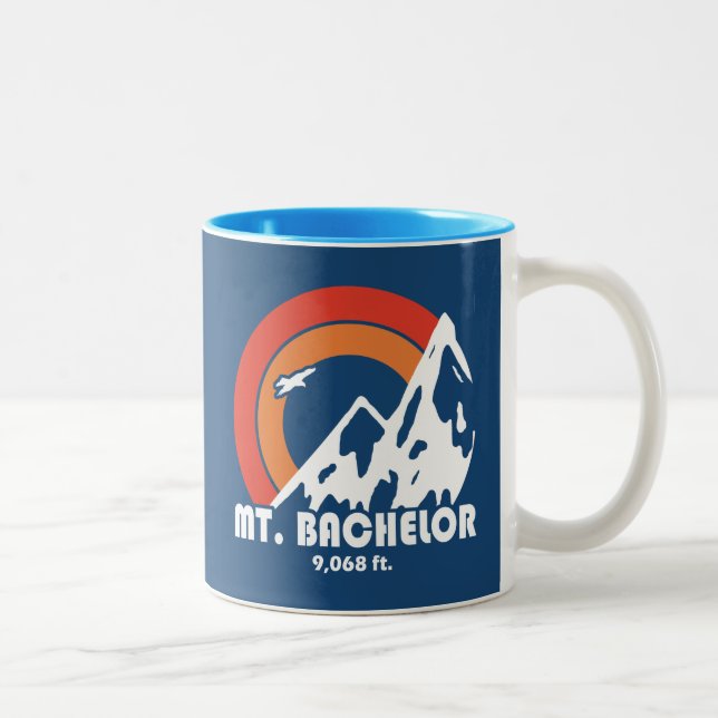 Mt. Bachelor Sun Eagle Two-Tone Coffee Mug (Right)