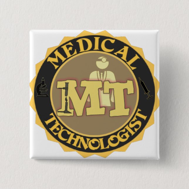 MT BADGE LOGO - MEDICAL TECHNOLOGIST - LABORATORY (Front)