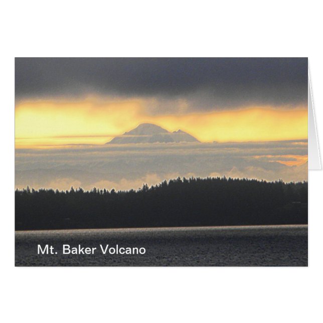 Mt. Baker Volcano (Front Horizontal)