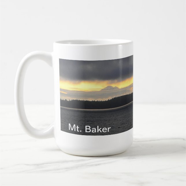 Mt. Baker Volcano Coffee Mug (Left)