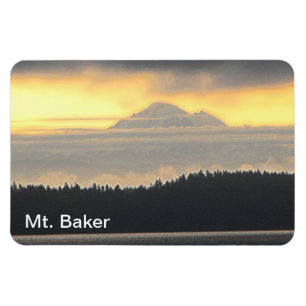 Mt. Baker Volcano Magnet