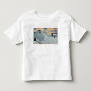 Mt. Baker, Washington - View of Mt. Baker Ski Toddler T-Shirt