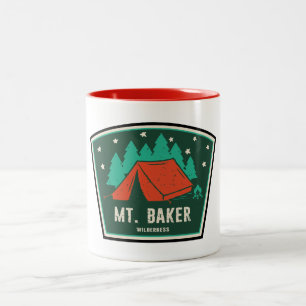 Mt. Baker Wilderness Washington Camping Two-Tone Coffee Mug