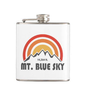 Mt. Blue Sky Colorado Hip Flask