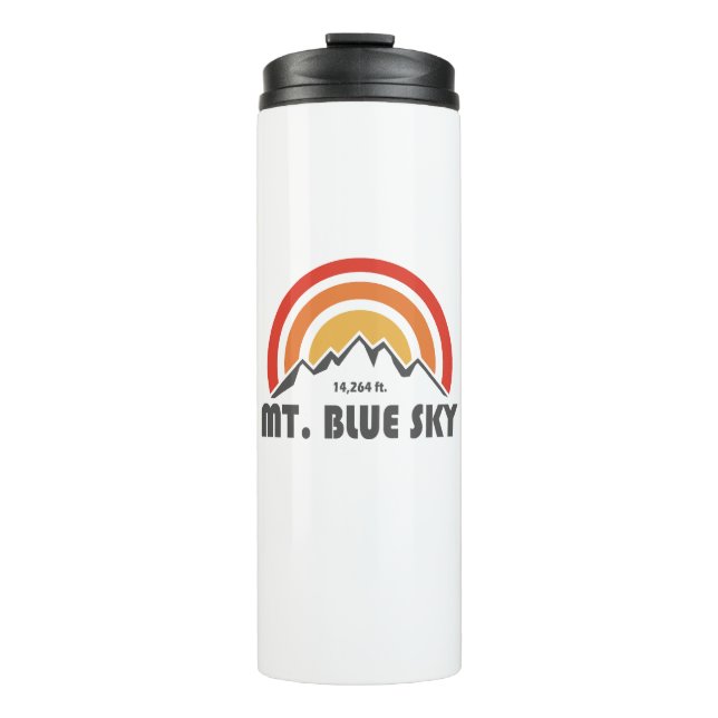 Mt. Blue Sky Colorado Thermal Tumbler (Front)
