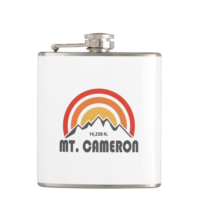 Mt. Cameron Hip Flask (Front)