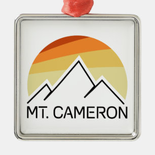 Mt. Cameron Retro Metal Tree Decoration