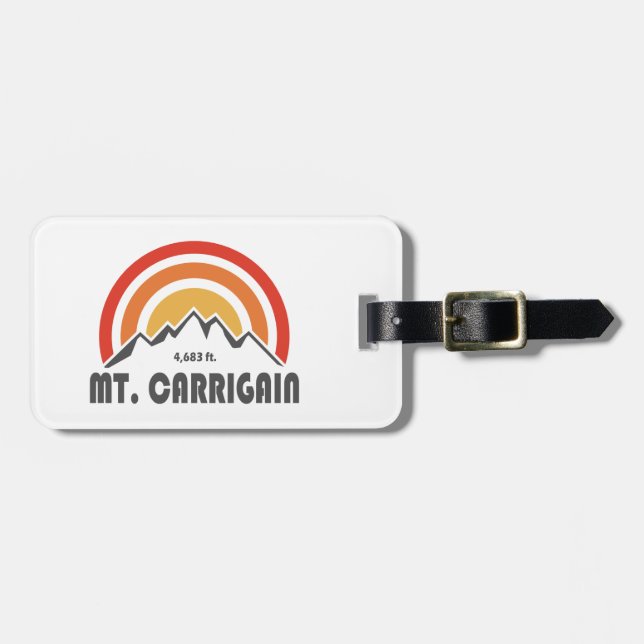 Mt. Carrigain New Hampshire Luggage Tag (Front Horizontal)