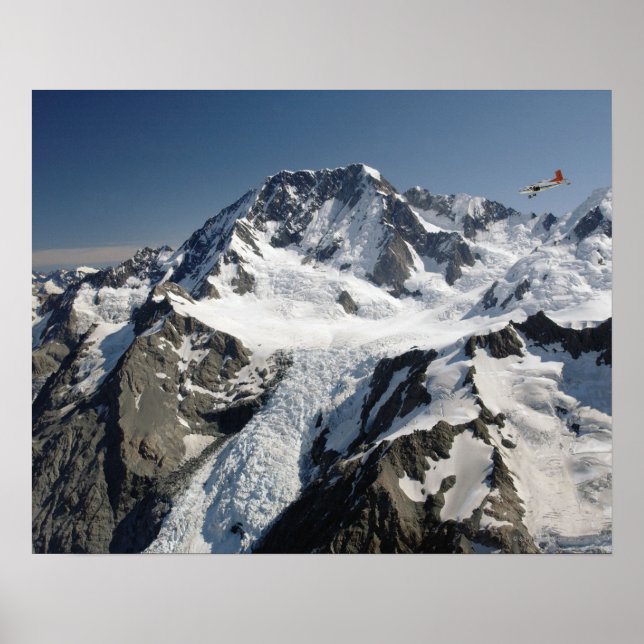 Mt Cook, New Zealand Poster (Front)