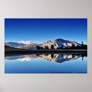 Mt. Dana, Tuolumne Meadows, Yosemite, CA. Poster